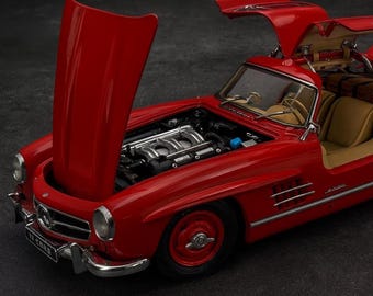 Mercedes Benz 300 SL Roadster 1957 Burago 1:18 Scale Diecast Model