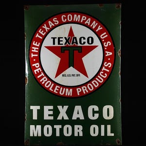 60” Texaco Sign - Etsy