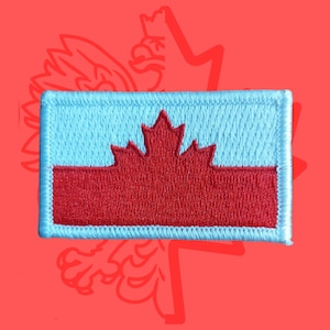 Canada Polen vlag patch 2,5 "x 1,5"