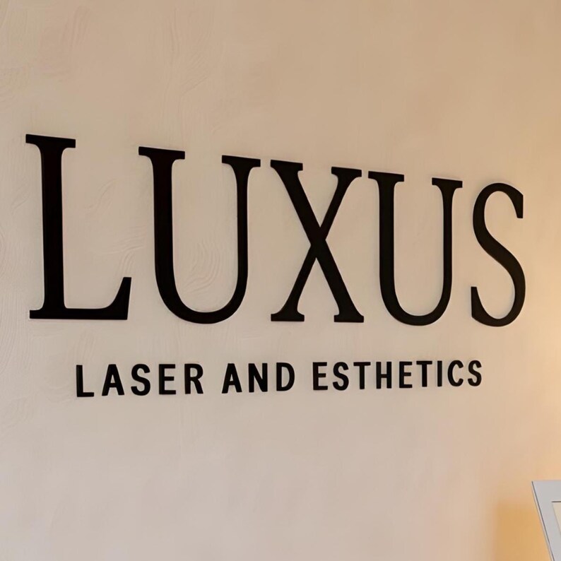 Beauty Salon Sign, Laser Cut Logo Sign, Personalized Metal Sign, Custom ...
