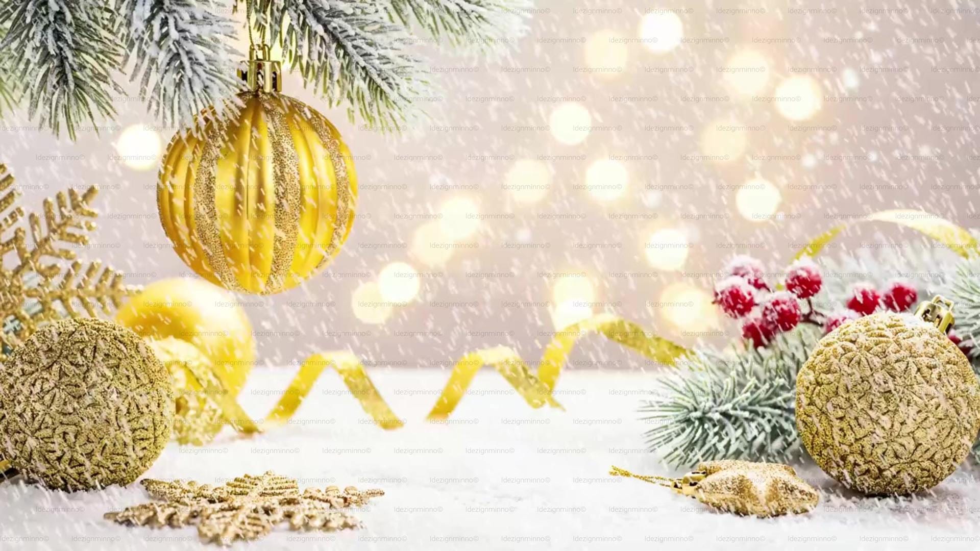 クリスマスのシームレスループビデオ背景5枚セット - Etsy 日本, image size:1920x1080