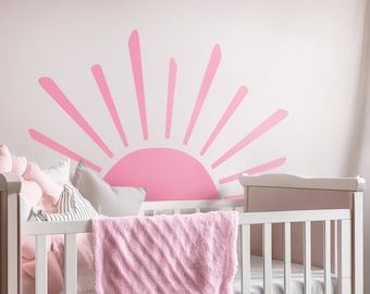 Sun Wall Decal – Extra-Large Eco-Friendly & Child-Safe Sticker for Nursery or Playroom Decor