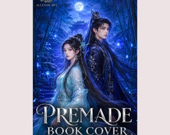 Portada de libro japonés, arte de romance fantástico, ficción para jóvenes adultos, diseño de libro electrónico de academia de magia