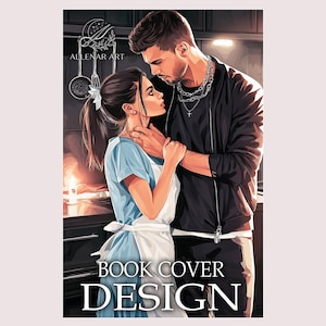 Spicy Romance Novel Cover, Contemporary New Adult Book Design, Kdp Ebook Art, Digital Download