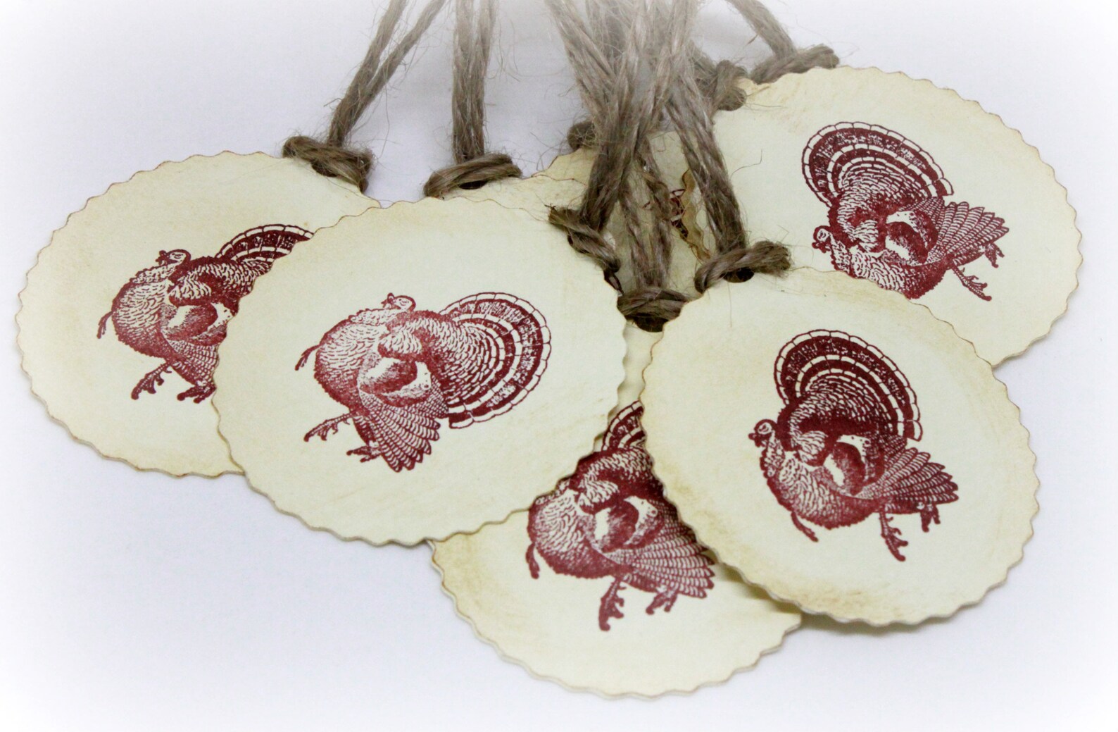 Thanksgiving Gift Tags double Layered Turkey Tags Autumn Decor Table