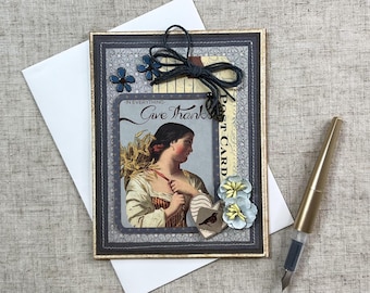 Give Thanks Handmade Card | Thanksgiving Study | Heritage Collection