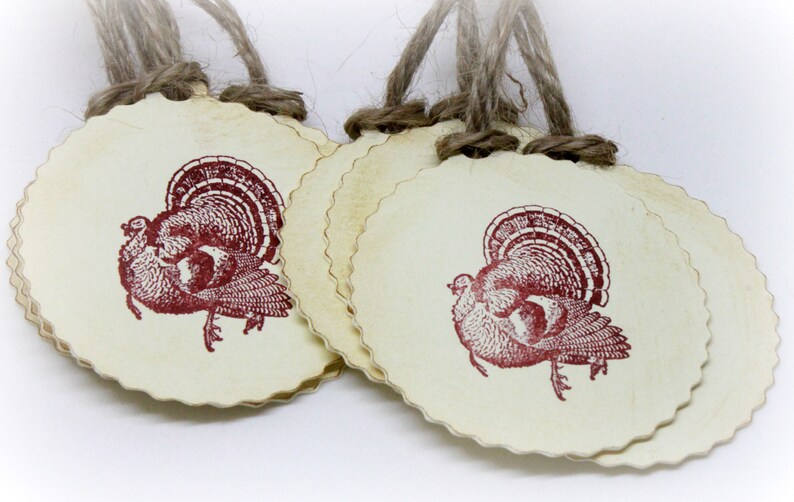 Thanksgiving Gift Tags double Layered Turkey Tags Autumn Decor Table