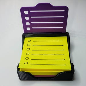 Reusable Sticky Note To-Do List Stencil: 3x3 Checklist, Task Organizer