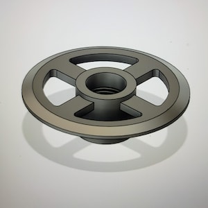 Digital Download STL - Bathtub Overflow Retaining Nut STL – Compatible with Hydro Systems – 3D Printable Repair Part