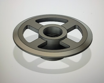 Descarga digital STL - Tuerca de retención de rebosadero de bañera STL - Compatible con sistemas Hydro - Pieza de reparación imprimible en 3D