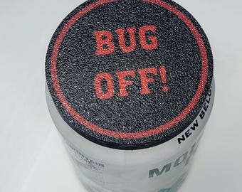 Customizable Can Cover – "BUG OFF!" Drink Lid for 12oz Cans