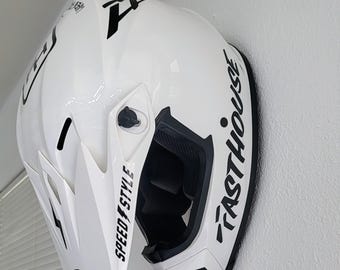 Wall Mount Helmet Hook – Heavy-Duty 3D Printed Holder for Full Face & Dirt Bike Helmets