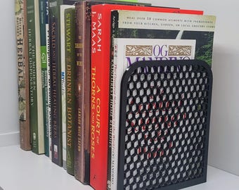 Modern Honeycomb Bookend – 3D Printed PETG Book Holder, Minimalist Bookshelf Organizer