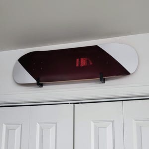 Wall Mount Brackets for Skateboards and Snowboards – 3D Printed Display Rack (Set of 2)