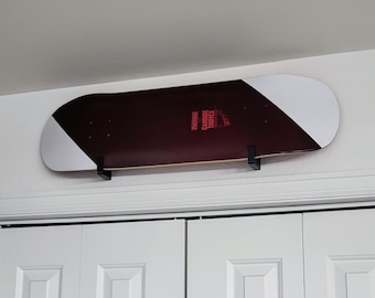 Wall Mount Brackets for Skateboards and Snowboards – 3D Printed Display Rack (Set of 2)