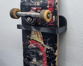 Universal Skateboard Wall Mount Rack – 3D Printed Display or Storage Bracket