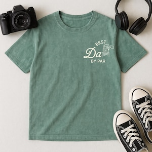 Best Dad By Par Personalized Shirt Golf Dad Shirt Fathers Day Gift Custom Golf Shirt For Dad Cool Dads Club Golf Lovers Comfort Colors Shirt