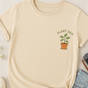 Comfort Colors Plant Dad Shirt, Plant Daddy, Plant Shirt for Men, Plant Gift, Plant Lover Gift, Gardener Dad Gift, Houseplant Shirt,Dad Tee