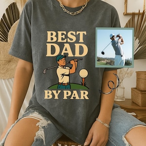 Best Dad By Par Personalized Shirt Golf Dad Shirt Fathers Day Gift Custom Golf Shirt For Dad Cool Dads Club Golf Lovers Comfort Colors Shirt