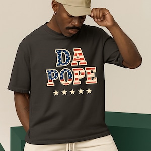 Da Pope T Shirt, Pope Leo Robert Prevost Shirt,Religious Tee,Pope Shirt, Jesus T-Shirt Gift, Christian Tee, Chicago, Ditka, Coach, Bears