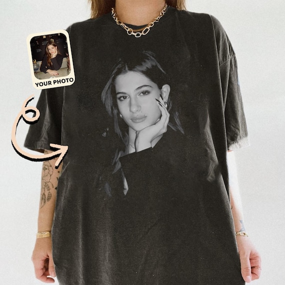 Custom Your Photo Shirt, Gift for Girlfriend Boyfriend, Girlfriend Face Shirt, Your Own Picture Idea Tee, Vintage Custom Picture Shirt