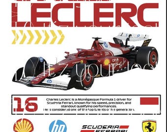 Charles Leclerc F1 Formula 1 PNG Image