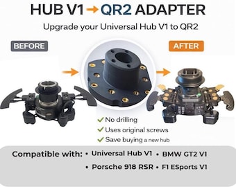Fanatec Universal Hub V1 zu QR2 Adapter