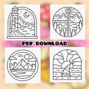 CoCo Wyo Stress Relief Coloring Book PDF – 207 Printable Pages for Kids & Adults, Instant Digital Download, Bold and Easy Coloring Book image 4