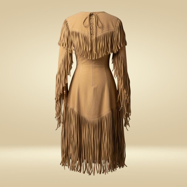 Great Description About Fringe Dress Western Long Sleeve