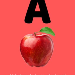 Printable ABC Flashcards for Toddlers – Digital Download, Preschool Learning Cards, Educational Activity