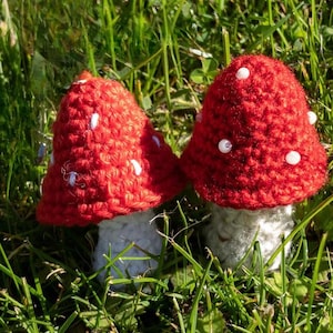 Mushroom Amigurumi Crochet Pattern | Toadstool Plush PDF | Cottagecore Toy | Digital Download