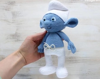 Smurf Amigurumi Crochet Pattern – DIY Smurf Doll PDF
