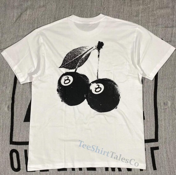 Stussy logo 8 ball cherry T-shirt