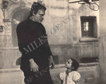 Digital Download 1940s Lon Chaney Jr, Promotional Photograph for Frankenstein's Ghost