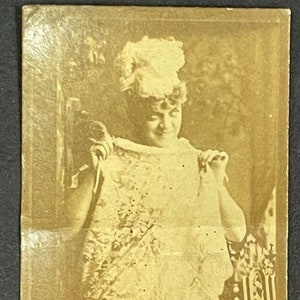 1890's Sweet Lavender Tobacco Real Photo Werbekarte