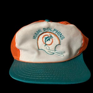 Miami Dolphins Trucker Hat Snap-back - Vintage 1970’s
