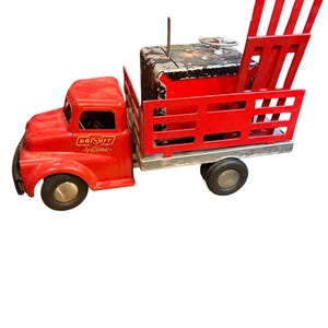 1948 Dri-Vit Remote Control  Motorized Stake Bed Toy Truck - L.N. Schwien Engineering Company - This model operates