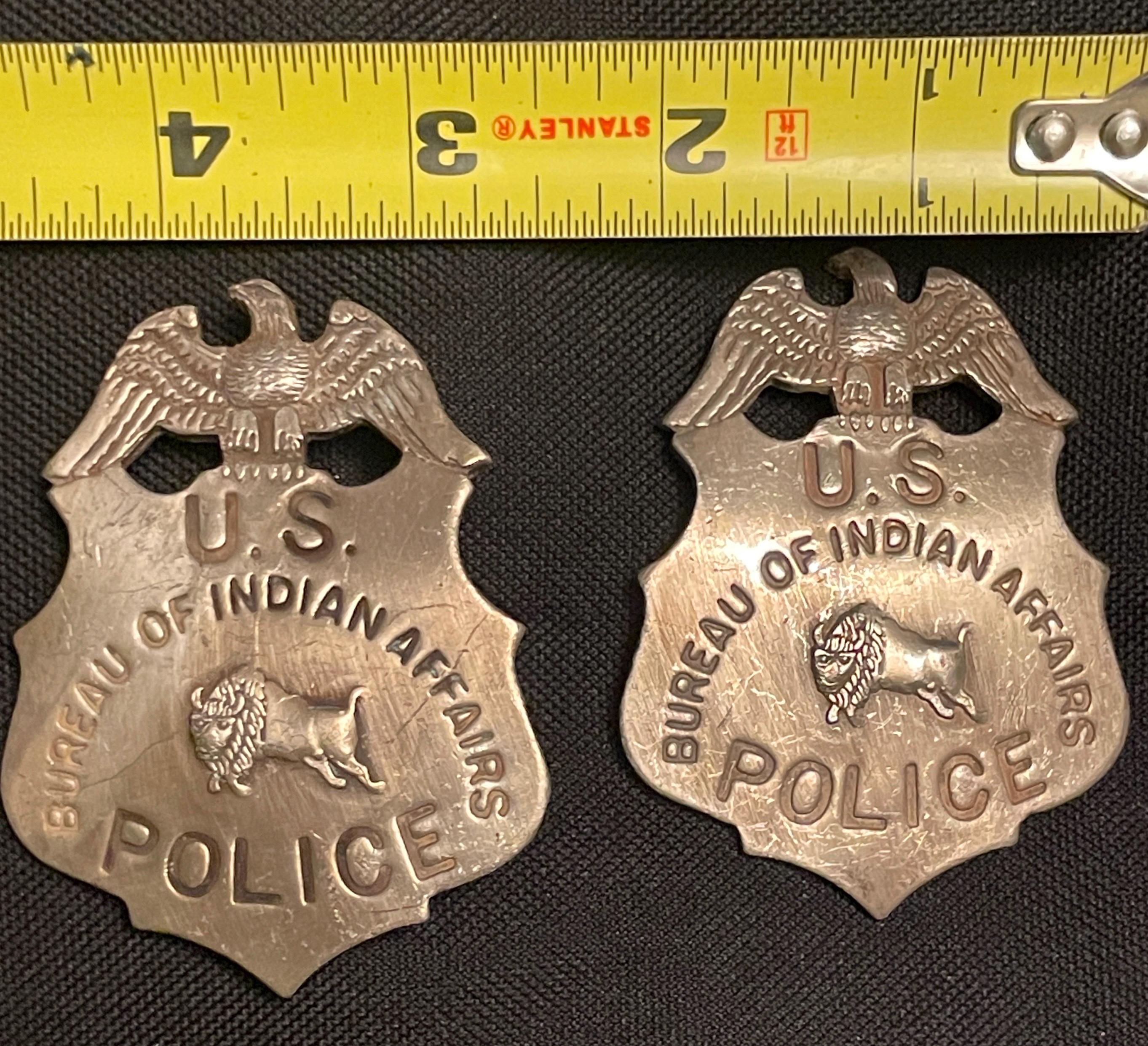 New Antique Bureau of Indian Affairs US Obsolete Police Sheriff Badge New Antique Bureau of Indian Affairs US Obsolete Police Sheriff Badge