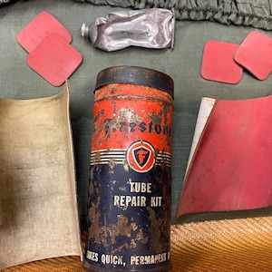 Firestone Tube Repair Kit With Patches and Adhesive Tube