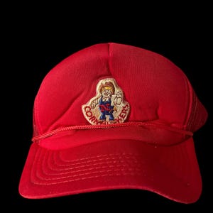 Nebraska Cornhuskers HERBIE HUSKER Red Rope Trucker’s Cap with SnapBack (one size fits all)