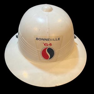 Bonneville Salt Flats Speed Week 1964 Pith Helmet