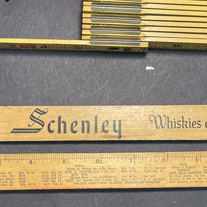1955 Schenley Whiskys OfExcellence Lineal mit Maryland Angelsaison und Fangmessung Minimum