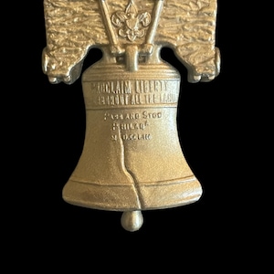 Boy Scout Neckerchief Holders- Cub Scout - Liberty Bell 1976- ScoutARama 1980- Vintage