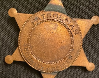 Movie Prop Police Badges, Police Pin Back Badge, Metal Badge Prop, Movie Replica, Costume Accessory, Prop Collection