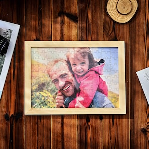 Custom Jigsaw Puzzle from photo | 24-200 Pieces Personalized Puzzle | Gifts for Mom Dad Kids Her Him Couple | Unique Memory Gift