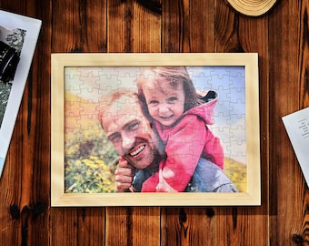 Custom Jigsaw Puzzle from photo | 24-200 Pieces Personalized Puzzle | Gifts for Mom Dad Kids Her Him Couple | Unique Memory Gift