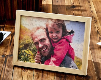 Puzzle personalizzati, puzzle fotografici personalizzati, puzzle fotografici di coppia personalizzati, regali di Natale per lei, idee regalo per la nonna, regali di anniversario