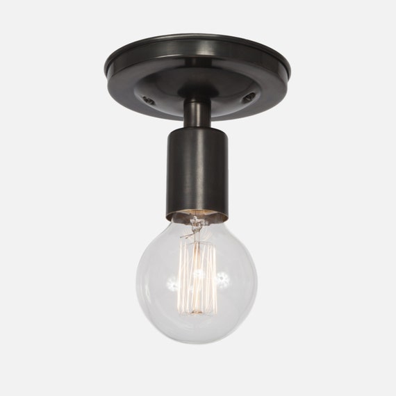 Ceiling Light Flush Mount Ceiling Light Fixture Ebonized Brass Ceiling Lighting Kitchen Lighting Kitchen Light Bathroom Light