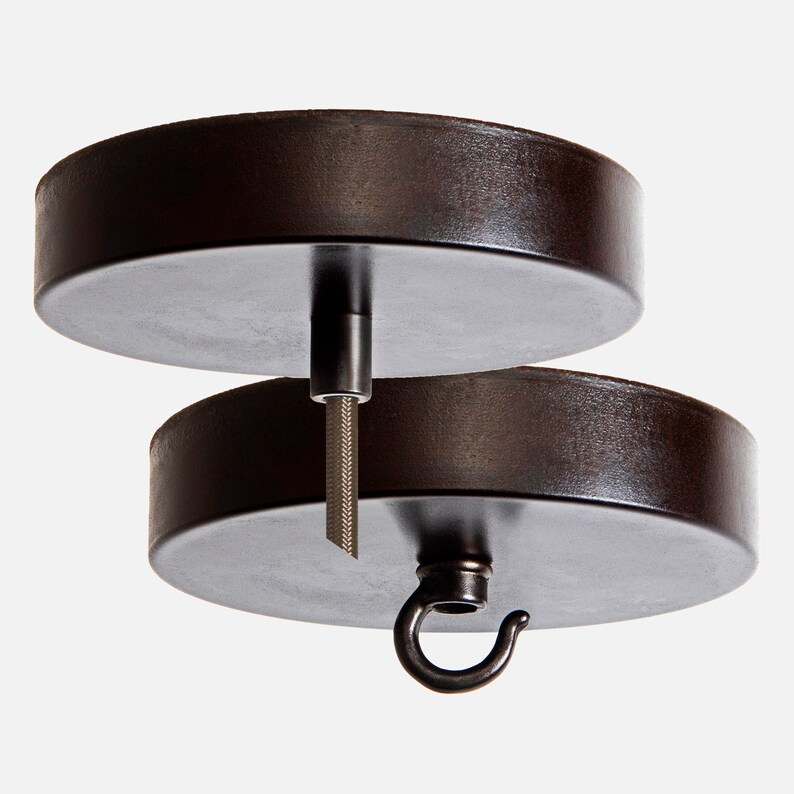 Matte Black Pendant Canopy Ceiling Light Plate Light Etsy
