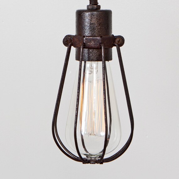 Flaschenhalter Nur Oval Draht Lampe Cage Anhänger Separat